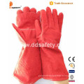 Red Cow Split Leather Welder Gloves (DLW635)